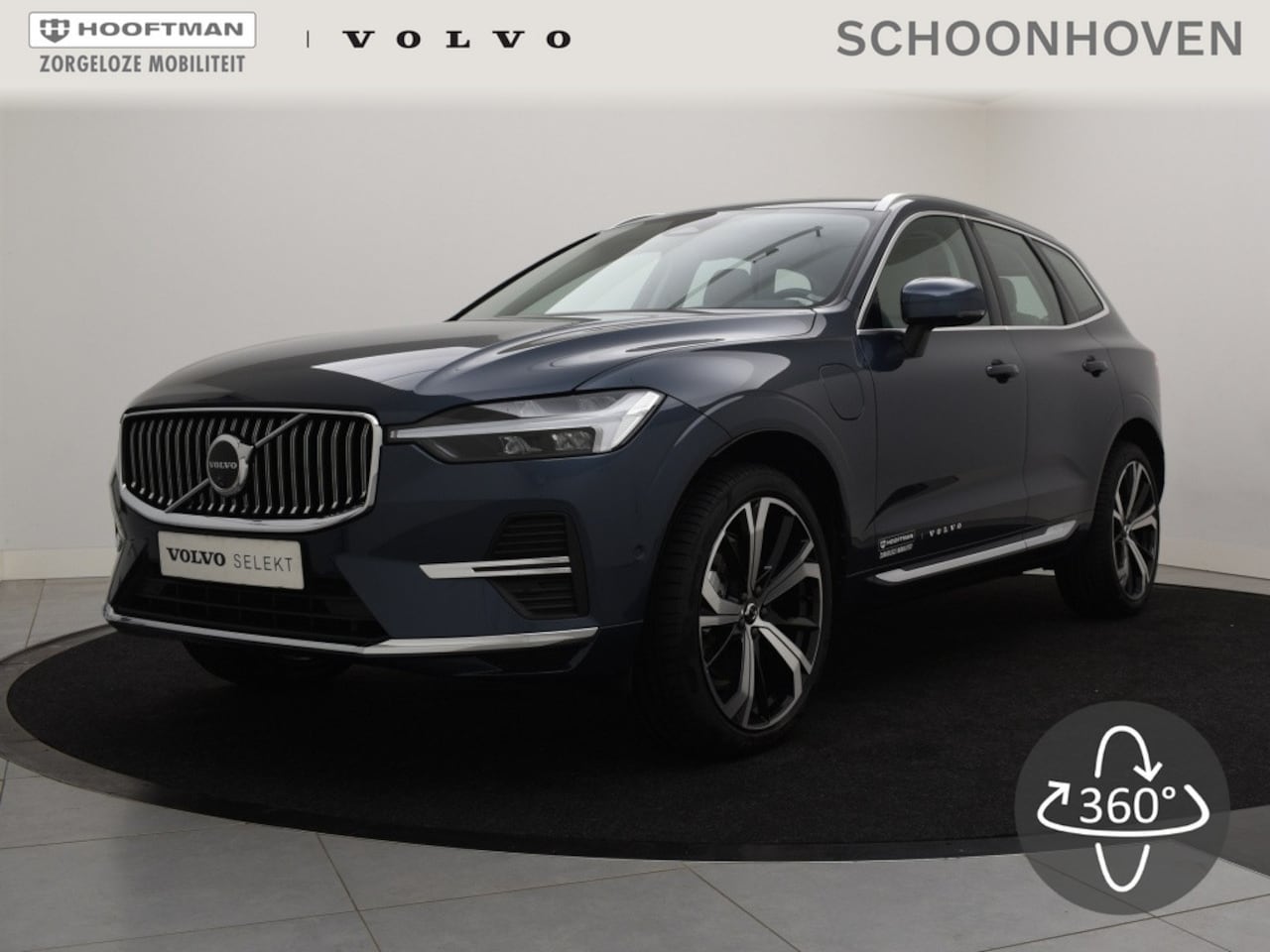 Volvo XC60 - T6 PLUG-IN HYBRID LONG RANGE PLUS BRIGHT SCHUIFDAK 21INCH 360GR - AutoWereld.nl