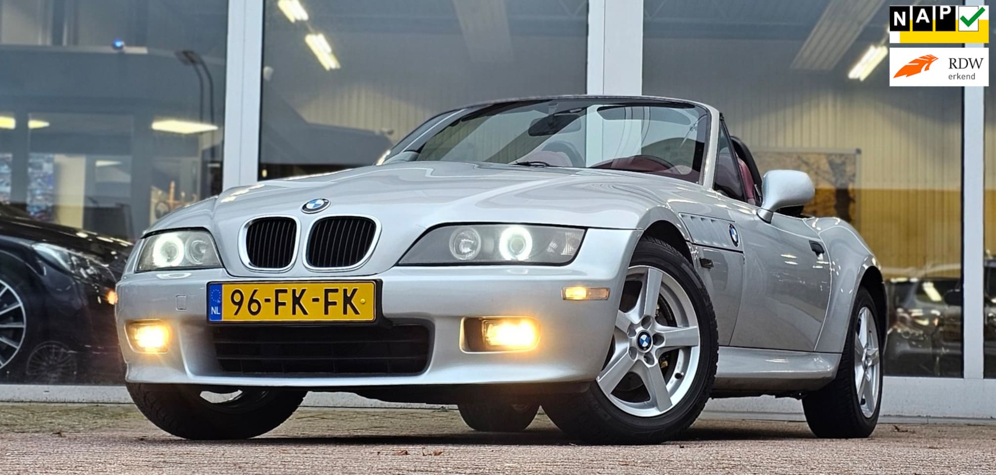 BMW Z3 Roadster - 2.0 S Leer Airco Nieuwe dak Sportuitlaat Leer - AutoWereld.nl