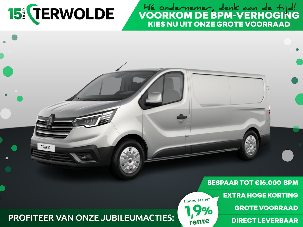 Renault Trafic - Gesloten Bestel L2H1 T30 dCi 130 6MT Advance | Achteruitrijcamera | C-Shape LED dagrijverl - AutoWereld.nl