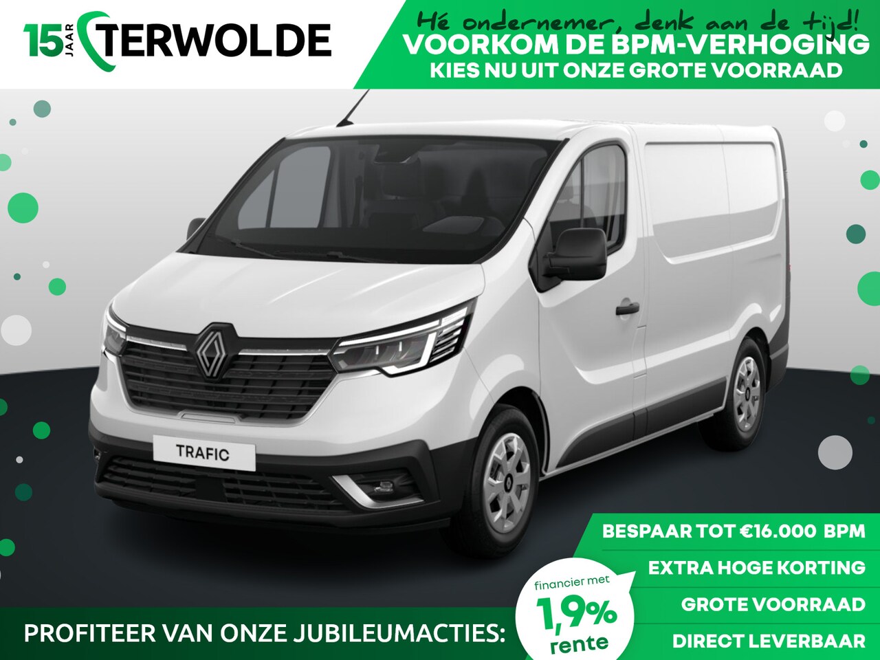 Renault Trafic - Gesloten Bestel L2H1 T30 dCi 150 6EDC Advance | C-Shape LED dagrijverlichting | Elektronis - AutoWereld.nl