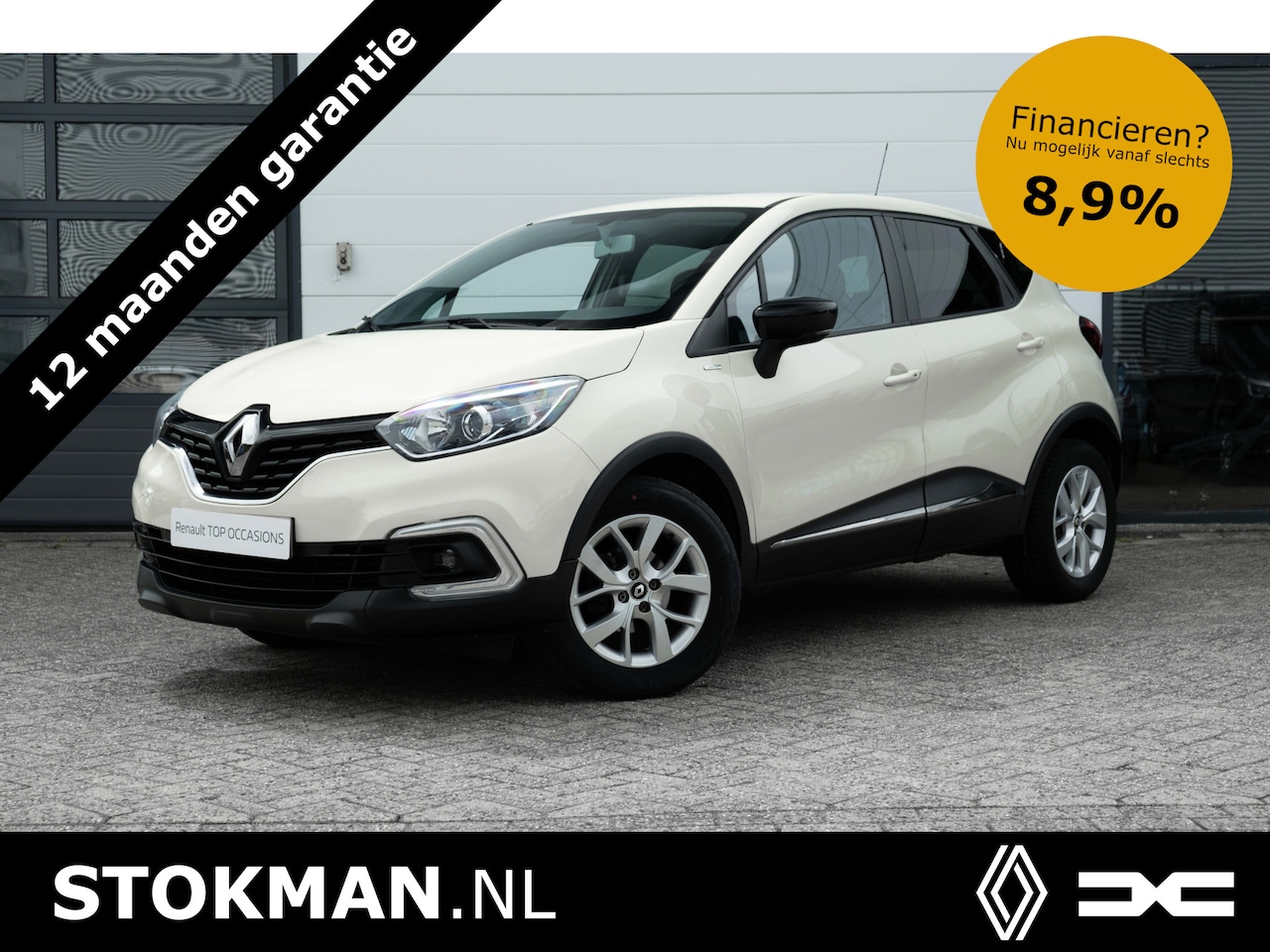 Renault Captur - TCe 90 PK Limited | Handsfree sloten | airco | Parkeersensoren achter | NAVI | incl. Bovag - AutoWereld.nl