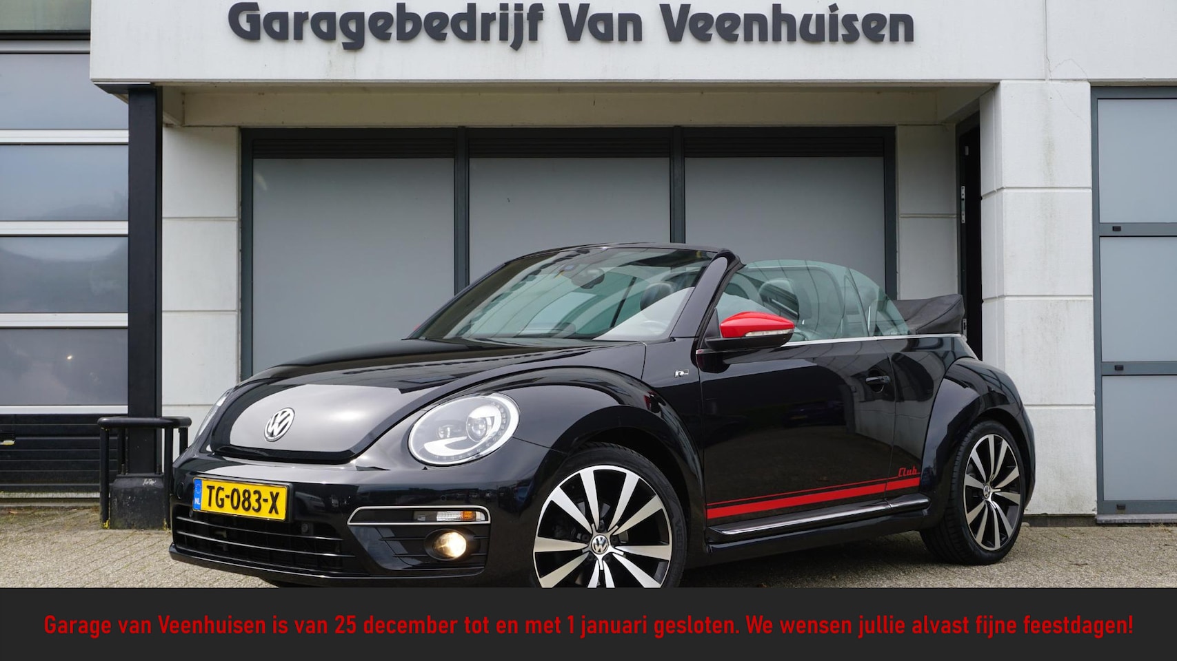 Volkswagen Beetle Cabriolet - 1.4 TSI 150PK DSG R-LINE & CLUB E.D. Leder Xenon 19inch LM A-Camera  Fender Stoelverwarmin - AutoWereld.nl