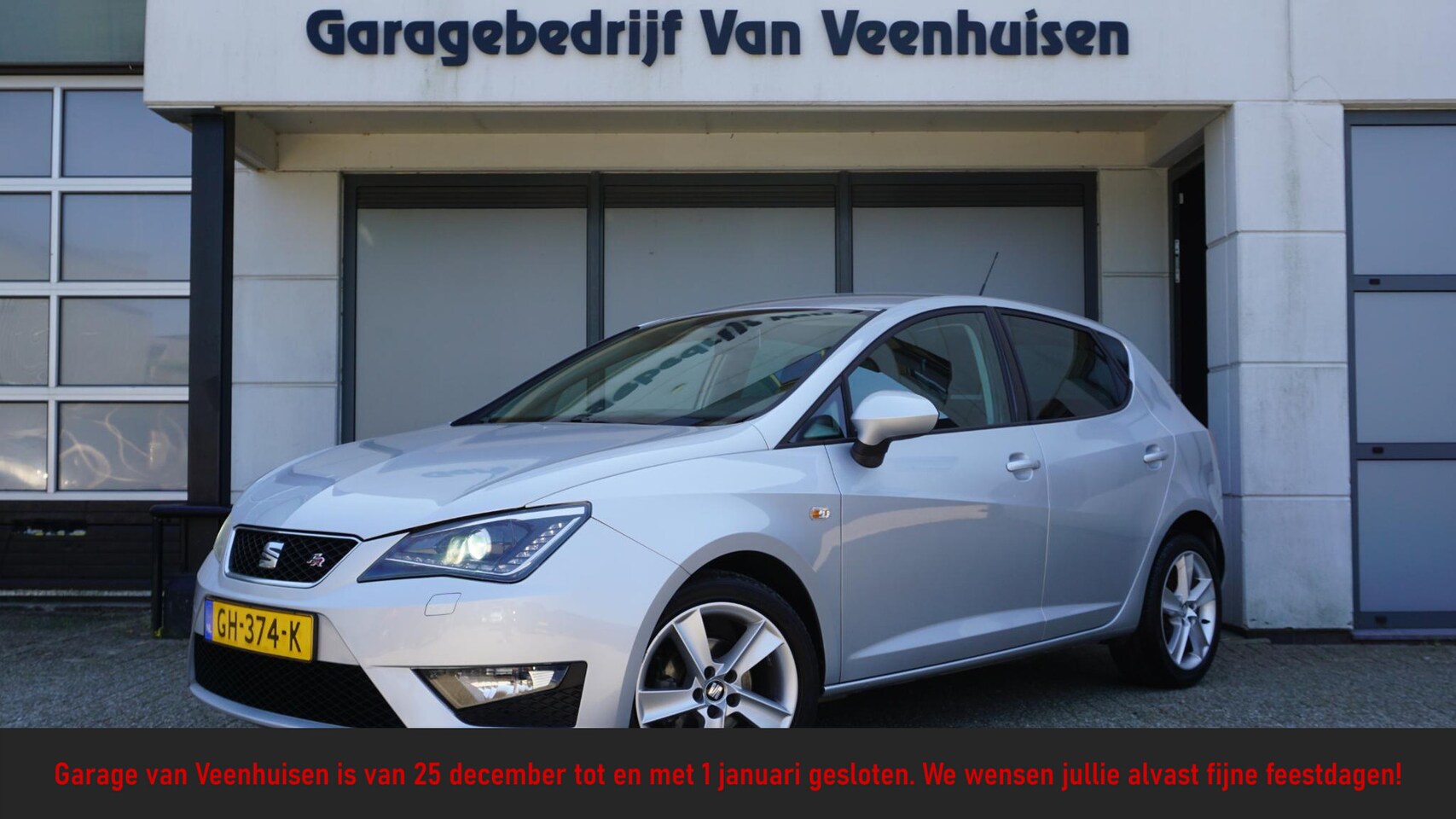 Seat Ibiza - 1.2 TSI 86pk 5Drs FR Xenon/LED Clima 16inch Cruise Control LM *NL auto* 126515km! - AutoWereld.nl