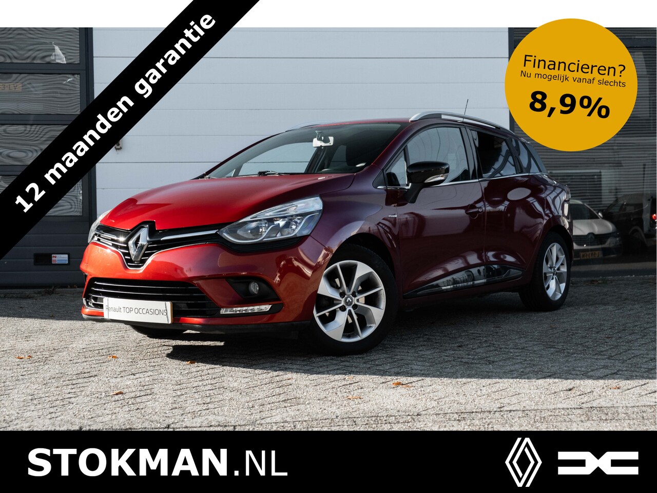 Renault Clio Estate - 0.9 TCe Limited | Trekhaak | PDC | NAVI | LM Velgen | incl. Bovag rijklaarpakket met 12 ma - AutoWereld.nl