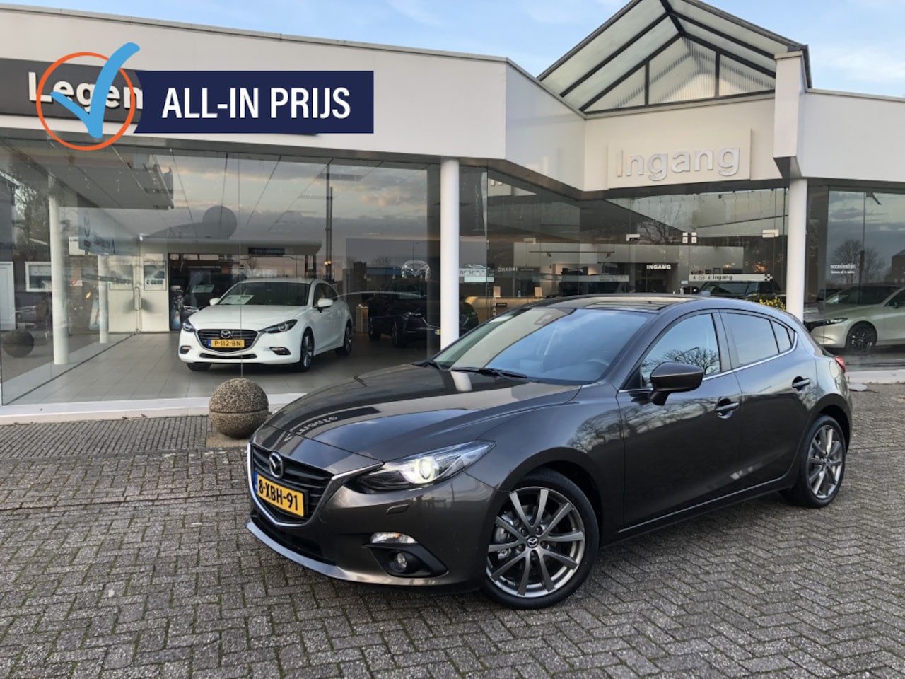 Mazda 3 - 2.0 TS+100% dealeronderhouden |Bi-Xenon | ECC | Full Map Navi | - AutoWereld.nl