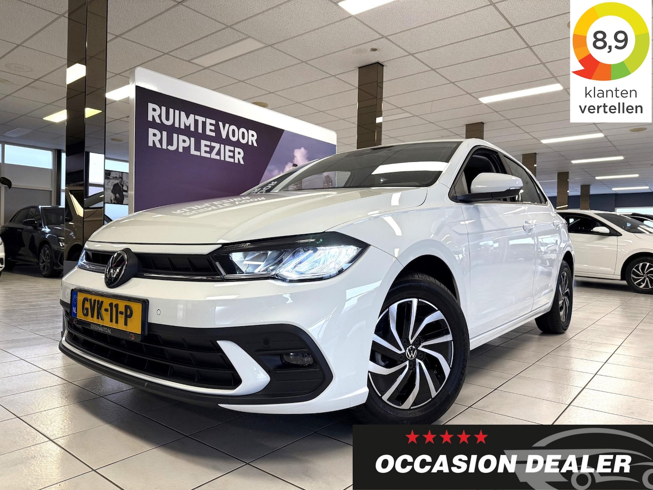 Volkswagen Polo - 1.0 TSI Life 95PK*CAM*LED*LM15*CLIMA*ST.VERW* - AutoWereld.nl