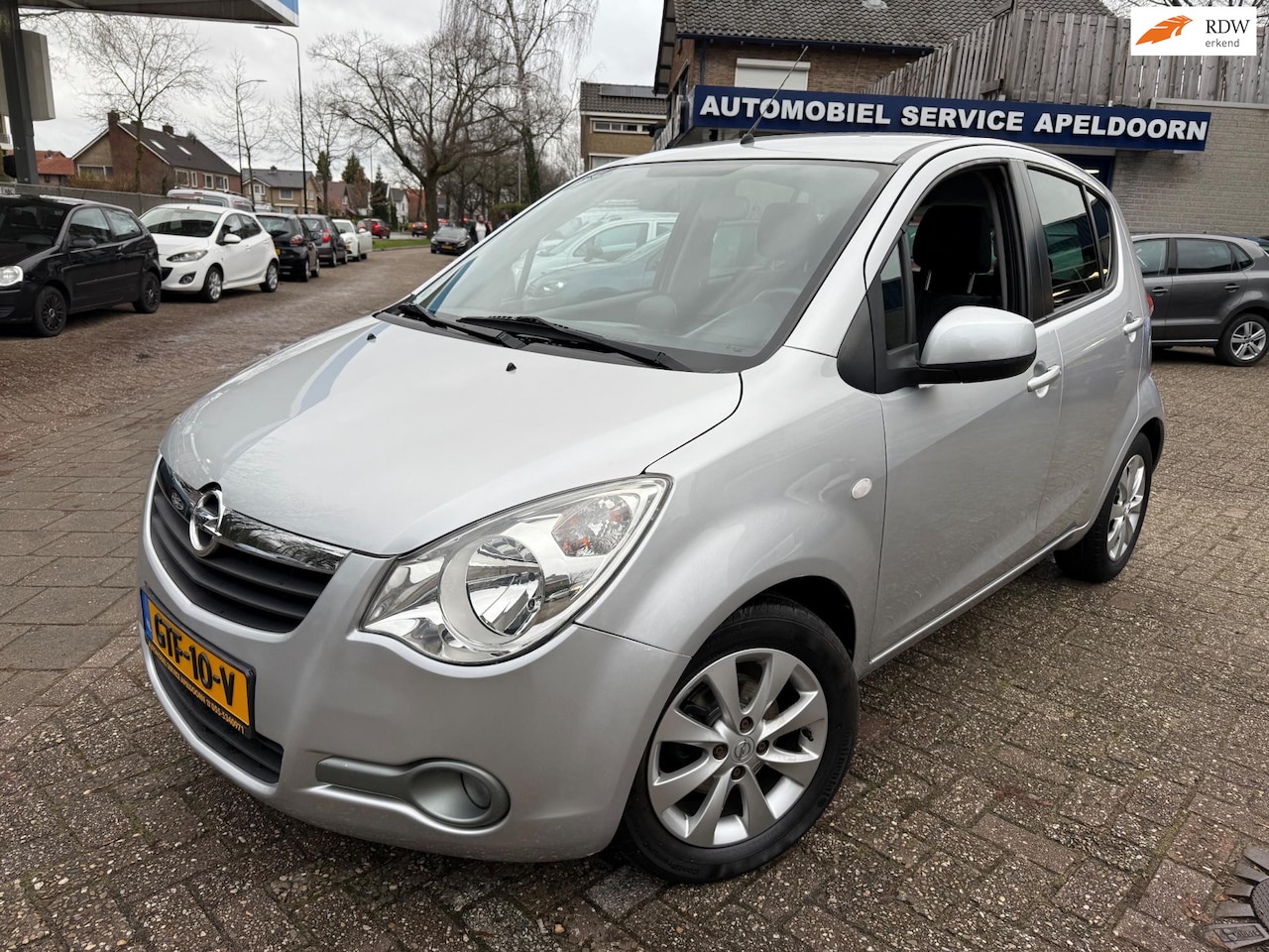 Opel Agila - 1.2 Edition AUTOMAAT *AIRCO*ELEKTR. RAMEN*STOELVERW.*STUURBEKR.*TOERENTELLER* - AutoWereld.nl