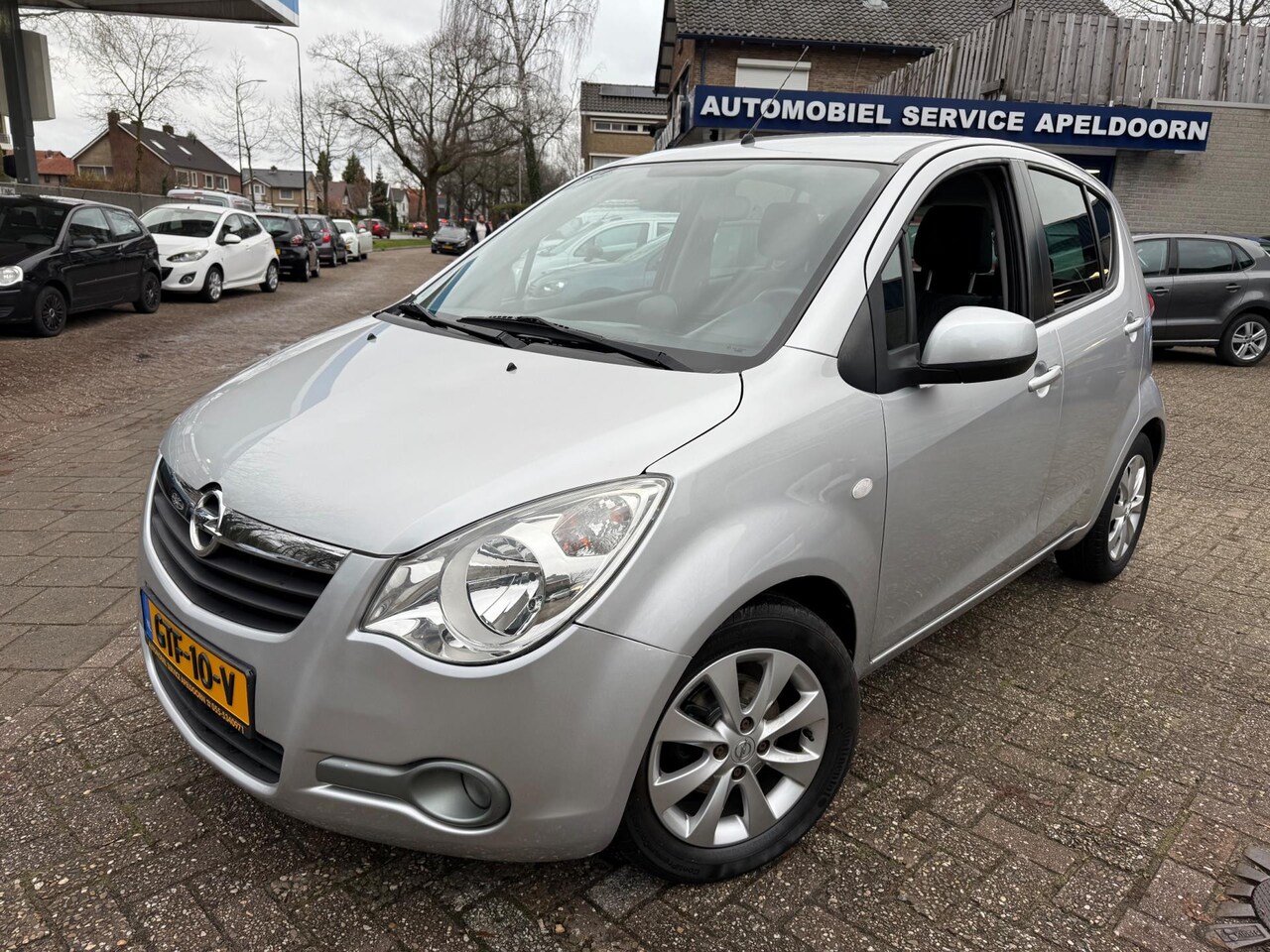 Opel Agila - 1.2 Edition AUTOMAAT *AIRCO*ELEKTR. RAMEN*STOELVERW.*STUURBEKR.*TOERENTELLER* - AutoWereld.nl