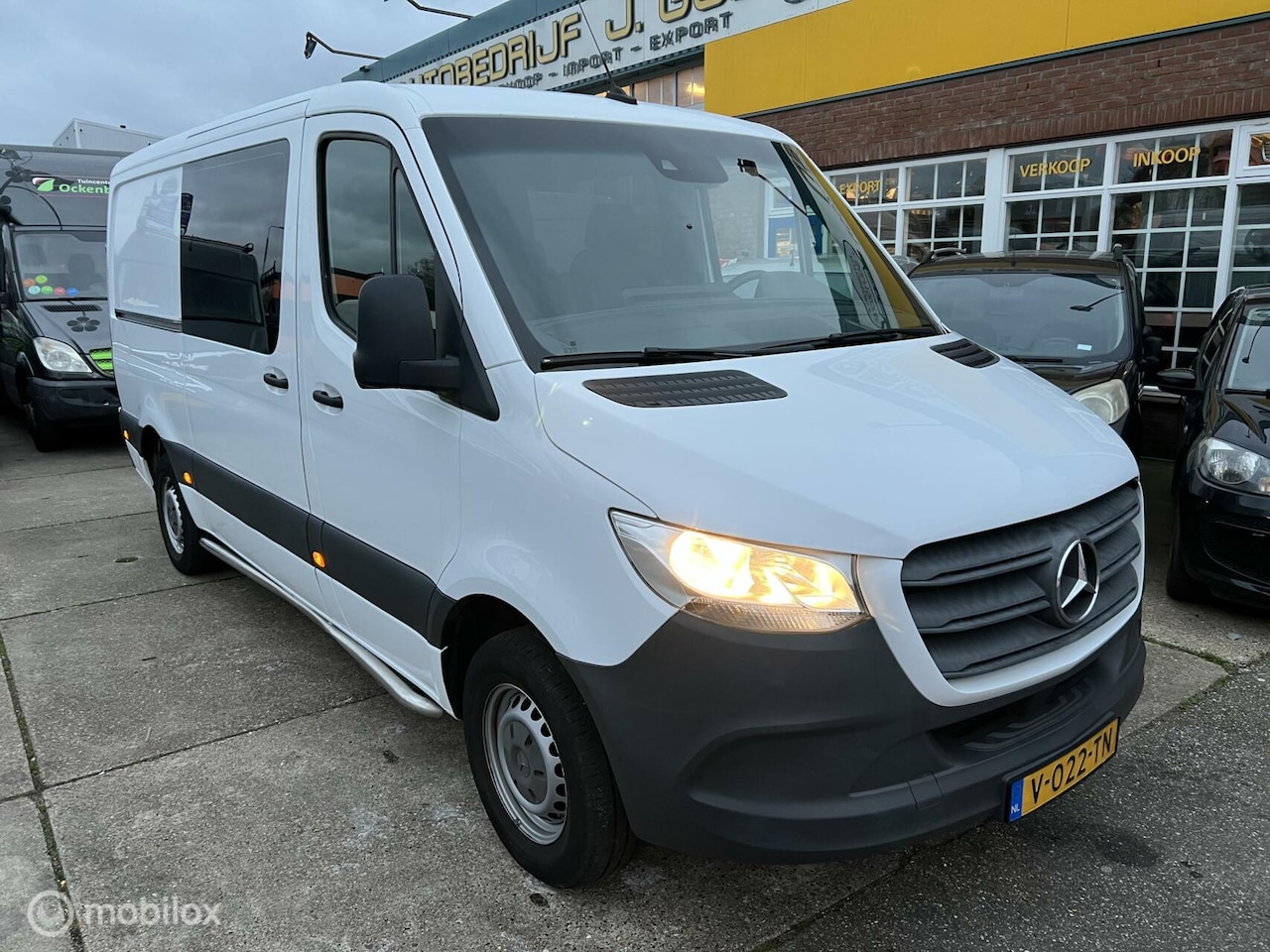 Mercedes-Benz Sprinter - 316 CDI Dubbel Cabine Automaat Leer Navi - AutoWereld.nl