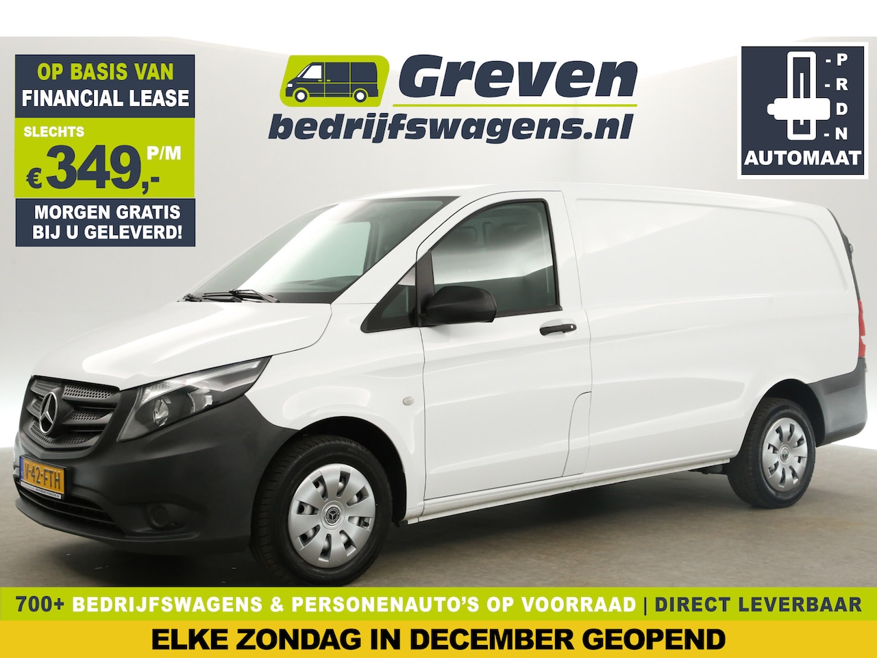 Mercedes-Benz Vito - 114 CDI Lang Automaat Airco Cruise 3 Persoons Stoelverwarming Elektrpakket Schuifdeur - AutoWereld.nl