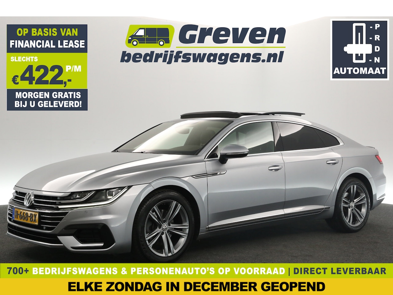 Volkswagen Arteon - 1.5 TSI R-line 150PK Automaat Pano Sfeer ACC Clima Carplay PDC Navi LED 18"LMV - AutoWereld.nl