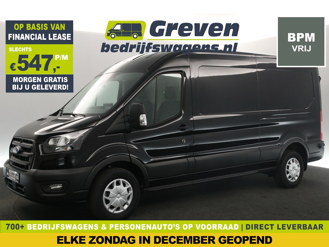 Ford Transit - L3H2 Trend 130PK | BPM Vrij | Airco Carplay Camera Cruise Navigatie PDC Trekhaak - AutoWereld.nl