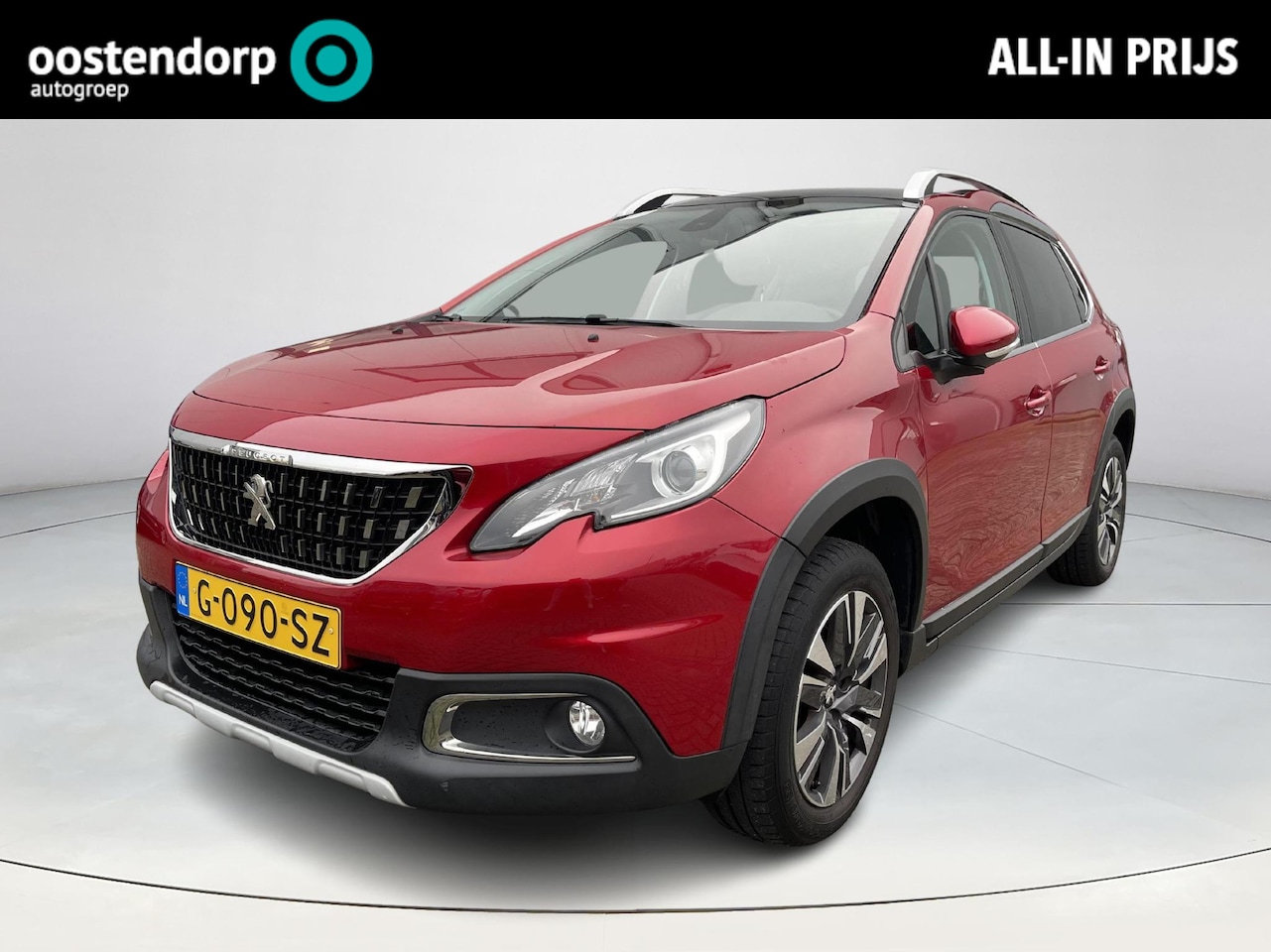 Peugeot 2008 - 1.2 PureTech Allure Panoramadak | Trekhaak 1250kg geremd | Rouge Ultimate | Achteruitrijca - AutoWereld.nl