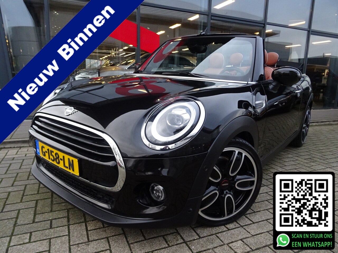 MINI Cabrio - Mini 1.5 Cooper Chili / LEDER / NAVIGATIE / CAMERA / 18" LICHTMETALEN WIELEN - AutoWereld.nl