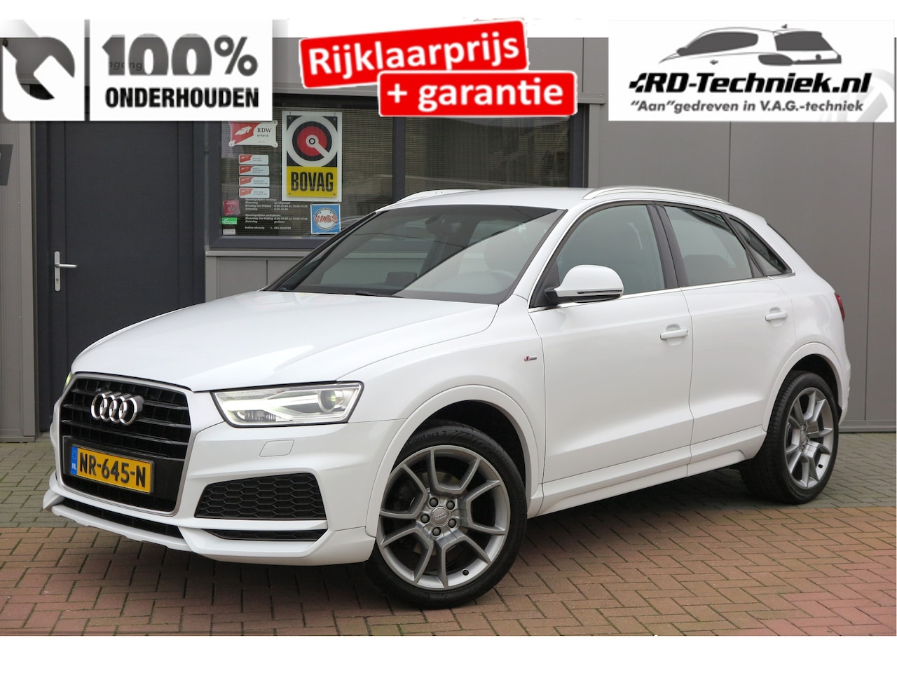 Audi Q3 - 1.4 TFSI 150PK S-tronic CoD S-Line Adrenalin Xenon,Trekhaak,Cruise, Navigatie, PDC, LMV 19 - AutoWereld.nl