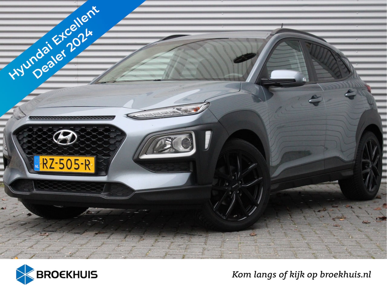 Hyundai Kona - 1.0T Comfort 120pk | Navigatie by App | 18" LMV | AllSeasons | Parkeercamera | Cruise Cont - AutoWereld.nl