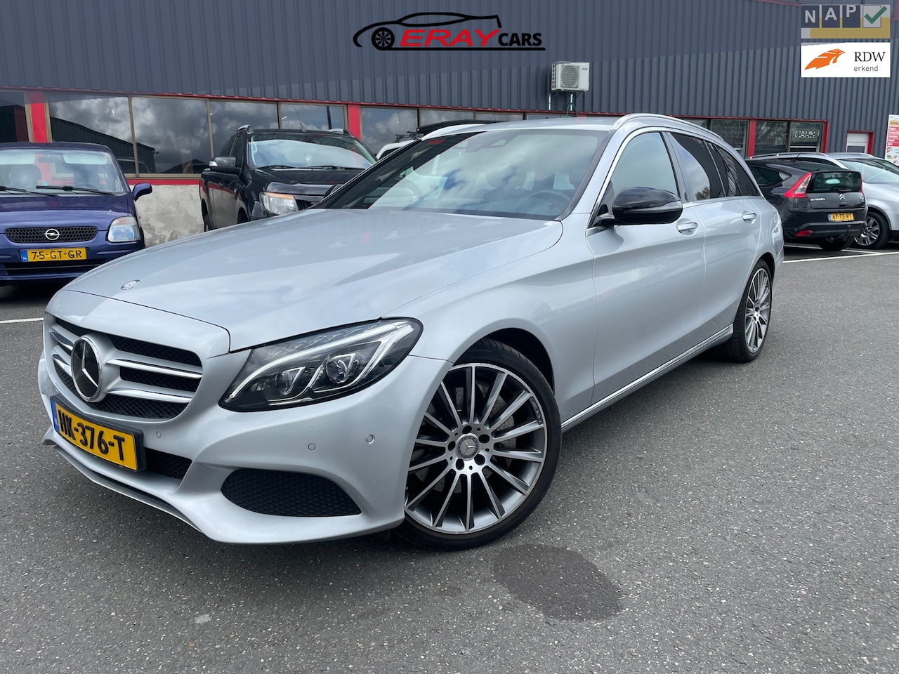 Mercedes-Benz C-klasse Estate - 350 e / NAP / AUTOMAAT / FULL OPTION / LUCHTVERING / LEER / HEAD UP / HYBRIDE / - AutoWereld.nl