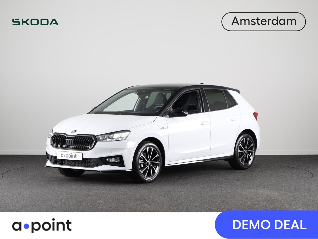 Skoda Fabia - 1.0 TSI Monte Carlo | Travel assist | Stoelverwarming | 17 inch lichtmetalen velgen | Park - AutoWereld.nl