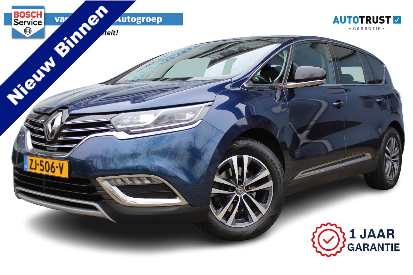 Renault Espace - 1.8 TCe Intens 7p. | Incl. 12 maanden Garantie | Panorama dak | Trekhaak | Parkeersensoren - AutoWereld.nl