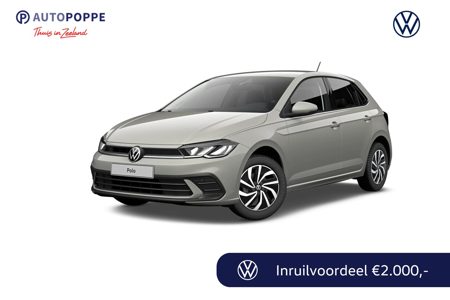 Volkswagen Polo - 1.0 TSI 95 5MT Life Edition | 'App-Connect' draadloze smartphone integratie | 'App-Connect - AutoWereld.nl