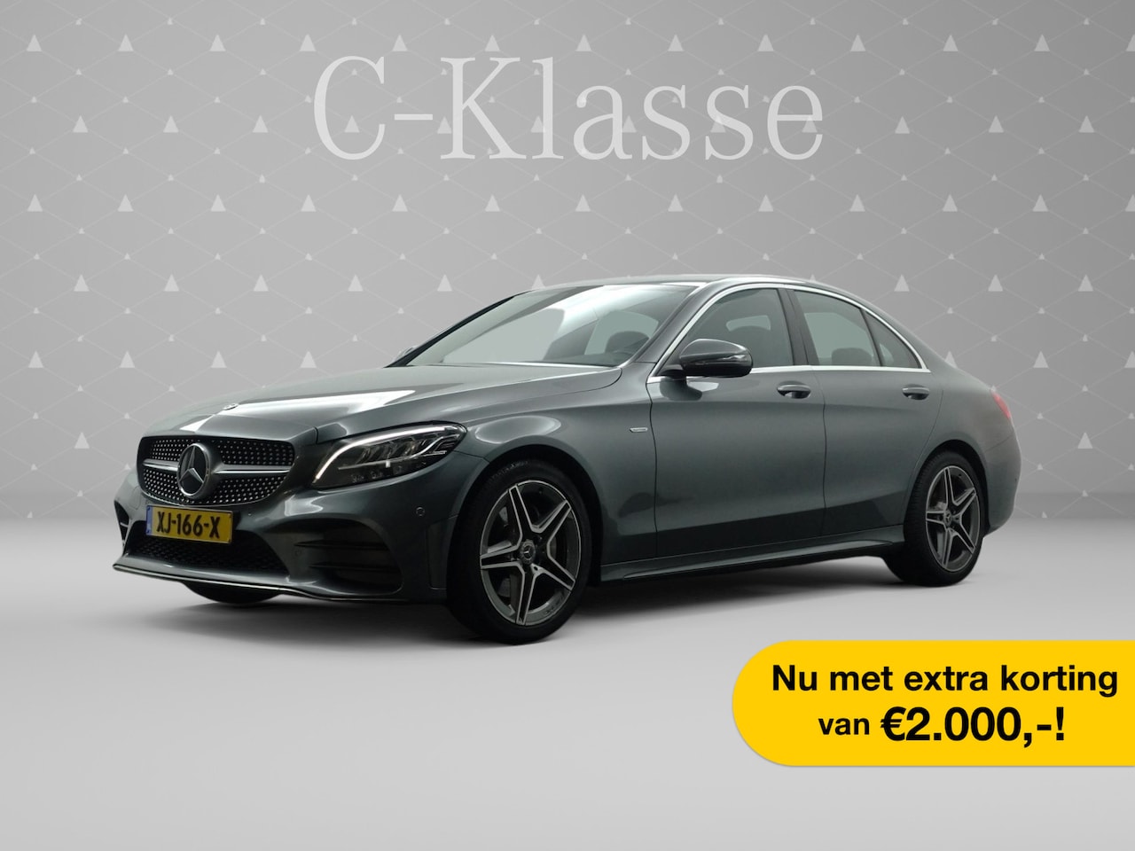 Mercedes-Benz C-klasse - 160 AMG Business Solution 9G Aut- Leder inter. I Widescreen I Burmester I Camera I LMV - AutoWereld.nl