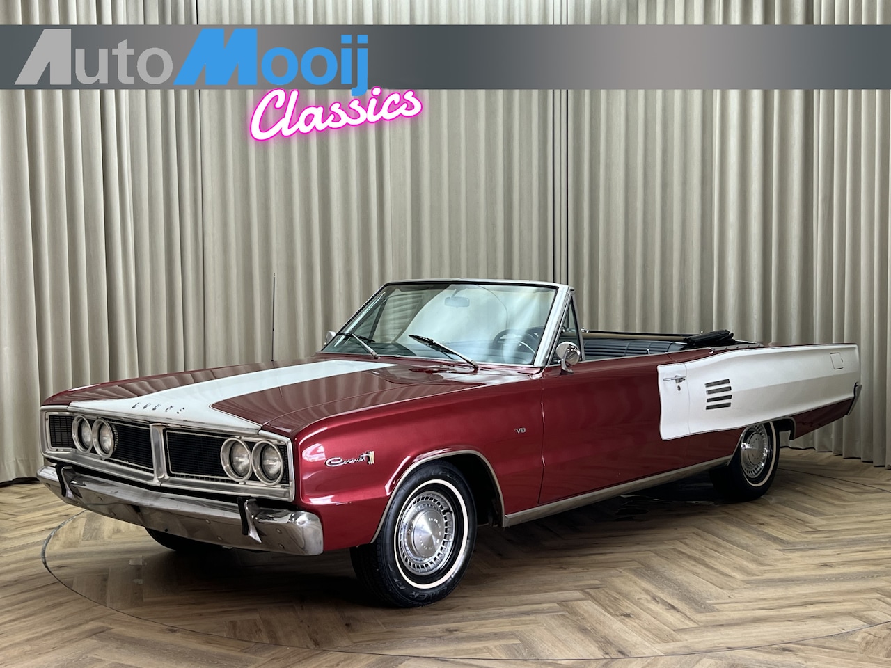 Dodge Coronet - 500 Cabriolet *TOP OF THE LINE* 273 Cu / V8 / Automatic / 1966 / Electrische kap - AutoWereld.nl