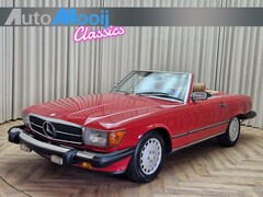 Mercedes-Benz SL-klasse Cabrio - 560 SL W107 Cabriolet Perfect / FULL HISTORY / 1986 *Inclusief Hardtop* Automaat / Leder