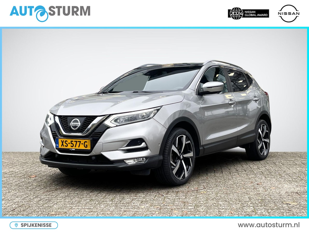 Nissan Qashqai - 1.2 Tekna + | Trekhaak | Panoramadak | BOSE Audio | Nappa Leder | 360° Camera | Geheugenst - AutoWereld.nl