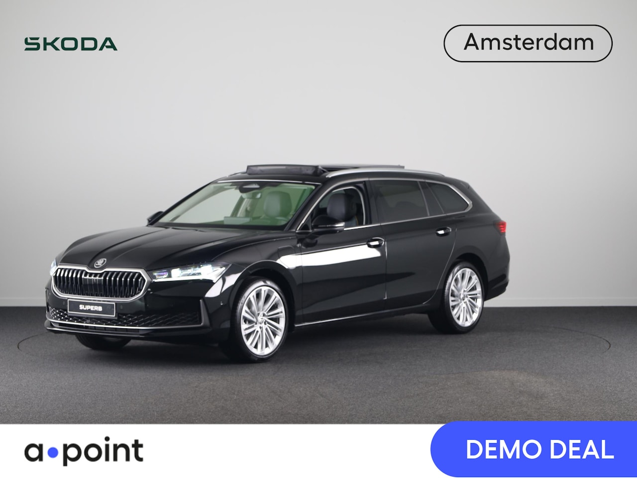 Skoda Superb Combi - 1.5 TSI iV First Edition 204pk Plug in Hybrid | Panoramadak | Trekhaak wegklapbaar | Canto - AutoWereld.nl