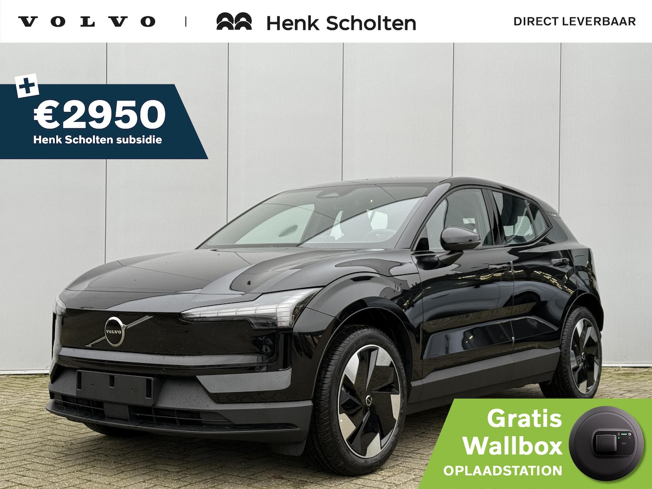 Volvo EX30 - Single Motor Extended Range Plus 69 kWh, **Direct Leverbaar** 717 Onyx Black Metallic, R31 - AutoWereld.nl