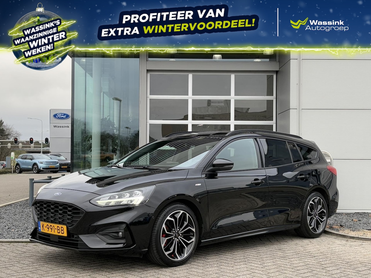 Ford Focus Wagon - 1.5 TDCi 120pk ST-Line Business | Wegklapbare Trekhaak (1400KG) | Camera | Navigatie | Par - AutoWereld.nl