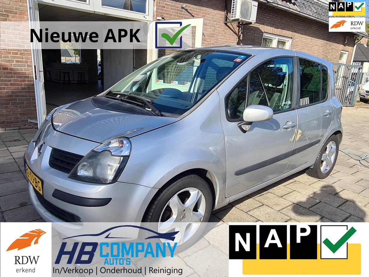 Renault Modus - 1.6-16V Dynamique | Airco | Nieuwe APK | NAP - AutoWereld.nl