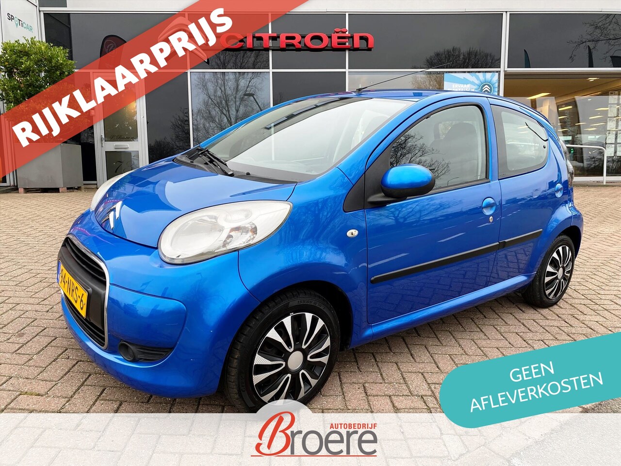 Citroën C1 - 1.0i 68PK 5D Ambiance | Airconditioning, elek. ramen, radio cd met aux aansluting, - AutoWereld.nl