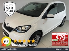 Skoda Citigo - 1.0 Greentech Ambition AIRCO CRUISE ELEK RAMEN NAVI VIA APP VELEN PRIVACY GLAS NIEUWSTAAT