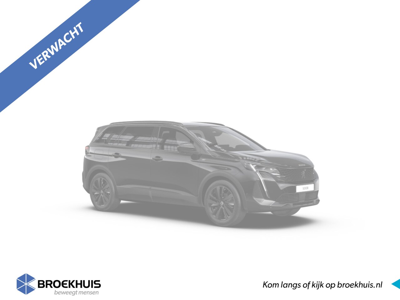 Peugeot 5008 - Hybrid 136 e-DCS6 GT | 19-inch lichtmetalen velgen 'Washington' in glanzend zwart | Active - AutoWereld.nl