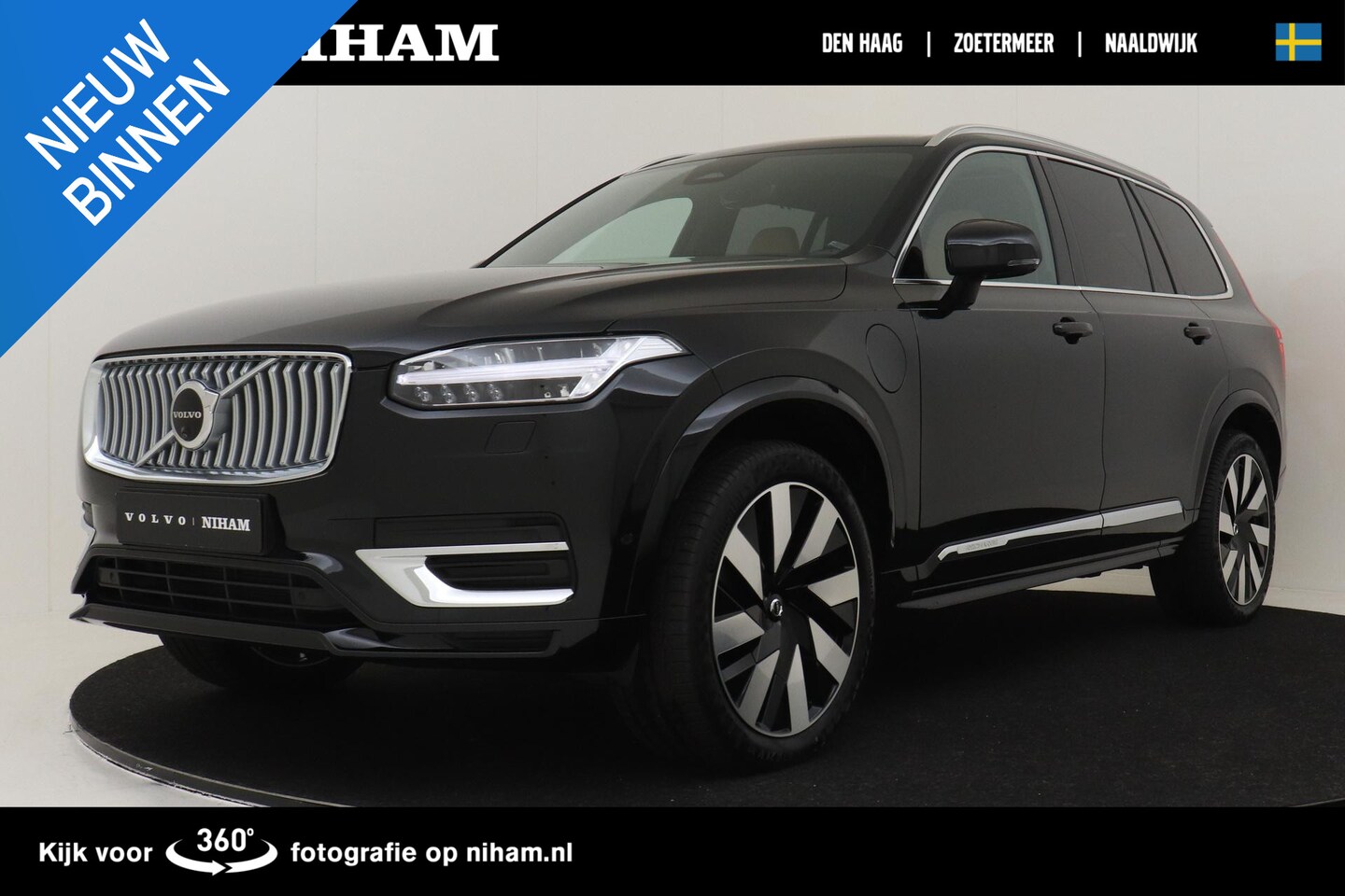 Volvo XC90 - T8 RECHARGE AWD ULTIMATE BRIGHT *FULL OPTIONS!* -PANO.DAK|B&W-AUDIO|LUCHTVERING|360°CAM|GE - AutoWereld.nl