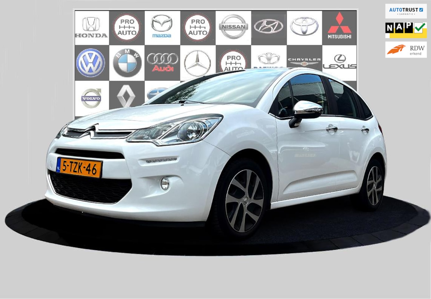 Citroën C3 - 1.2 VTi Collection Airco_Cruise_Trekhaak - AutoWereld.nl