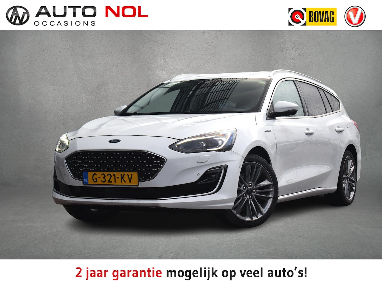 Ford Focus Wagon - 1.0 EcoBoost Vignale | Trekhaak | CarPlay | Leer | Stuur en- Stoelverw. - AutoWereld.nl