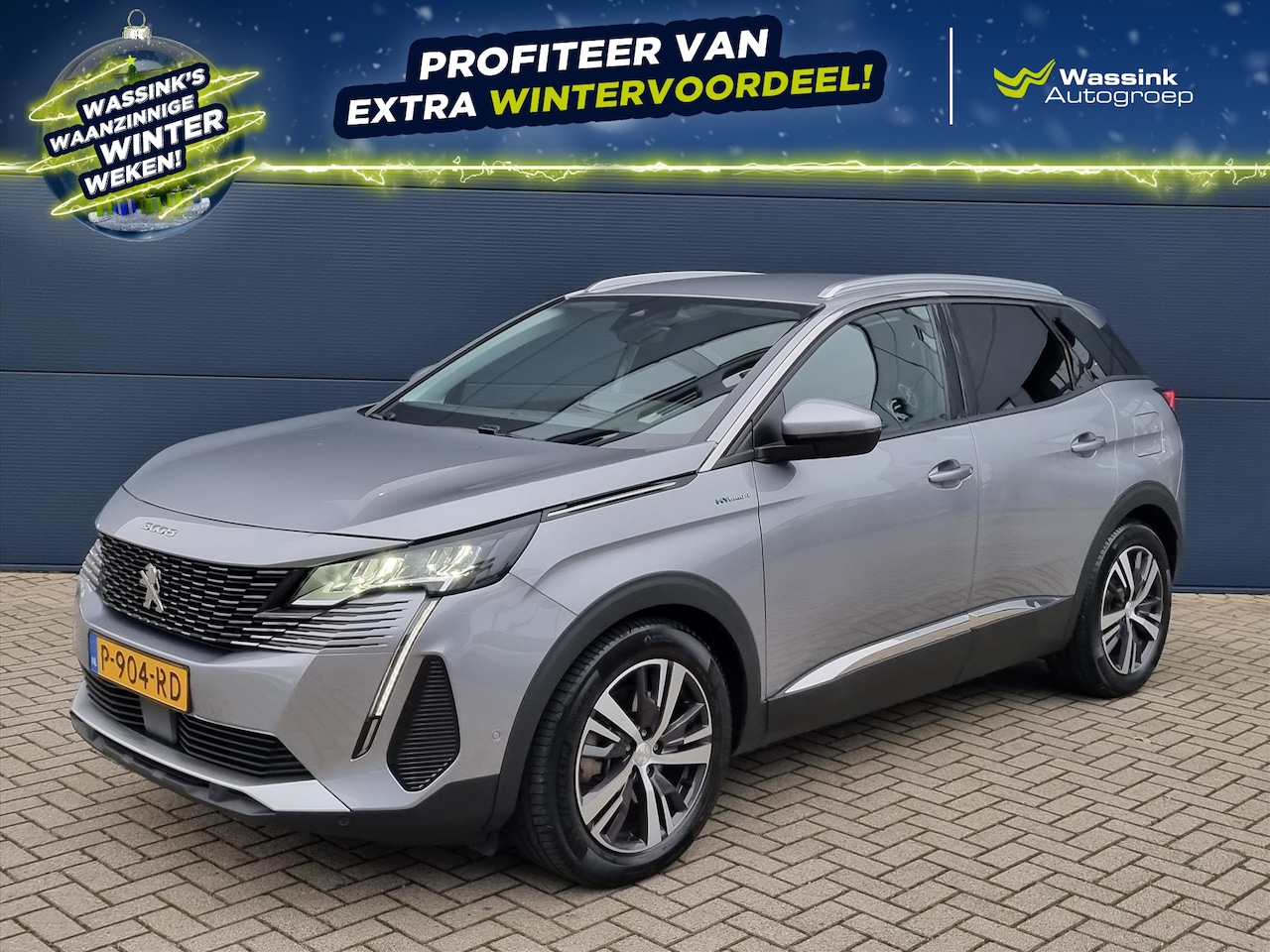 Peugeot 3008 - 1.6 Plug-in HYbrid4 300pk e-EAT8 Allure Pack | Navigatie | Parkeersensoren | Apple Carplay - AutoWereld.nl