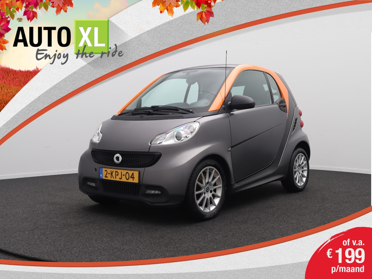 Smart Fortwo coupé - 1.0 Aut. Pure Navi Bluetooth Airco 15' Lichtmetalen Velgen - AutoWereld.nl