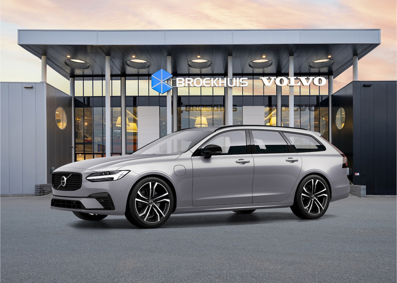 Volvo V90 - T8 Recharge AWD Ultimate Dark - AutoWereld.nl