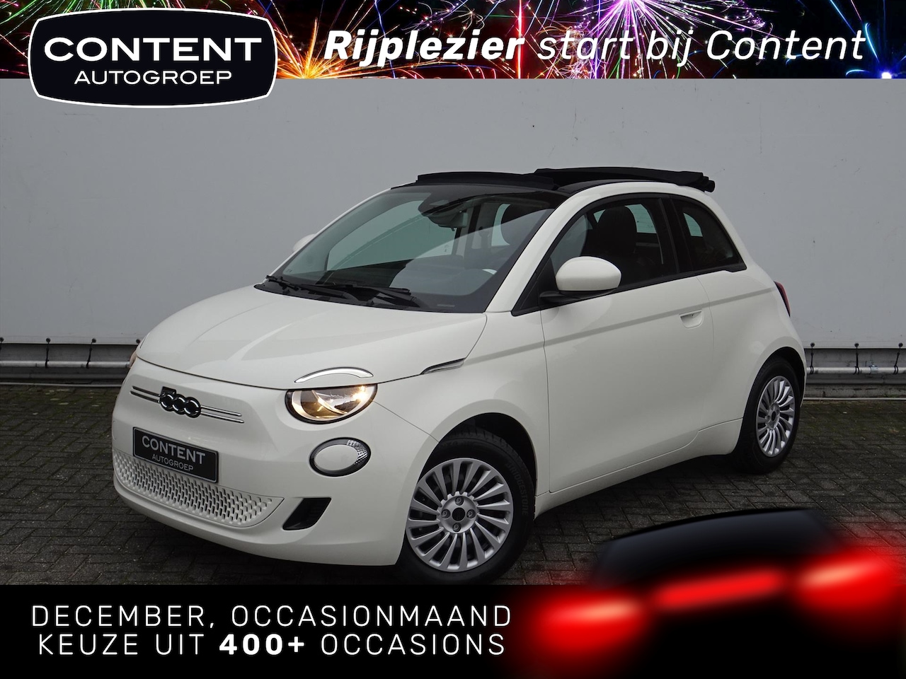 Fiat 500 C - 24kWh 70pk Cabrio - AutoWereld.nl