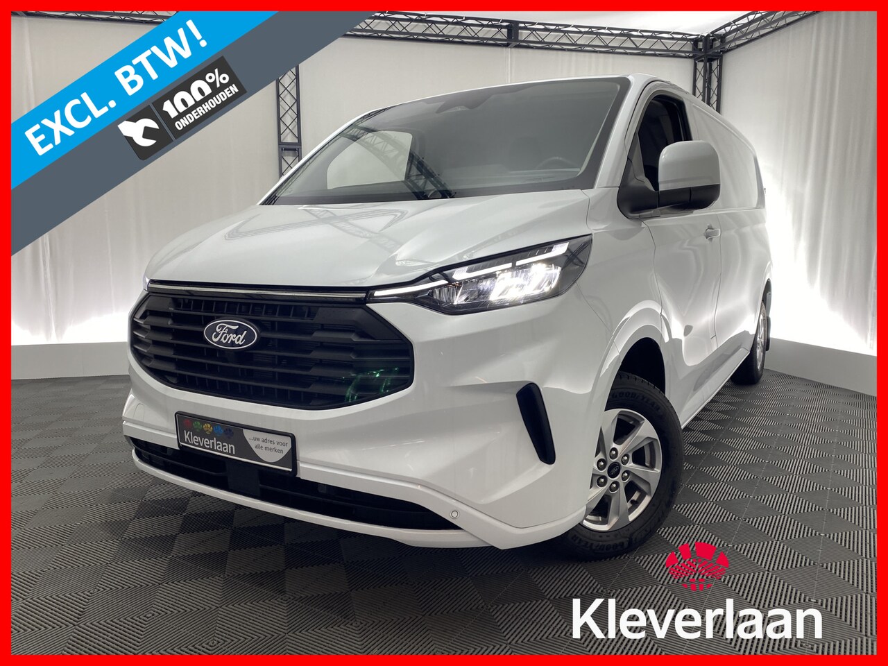 Ford Transit Custom - 2.0 TDCI L2H1 Limited 170 pk AUTOMAAT NIEUW!! BPM-vrij!! | Clima | Cruise | Apple CarPlay - AutoWereld.nl