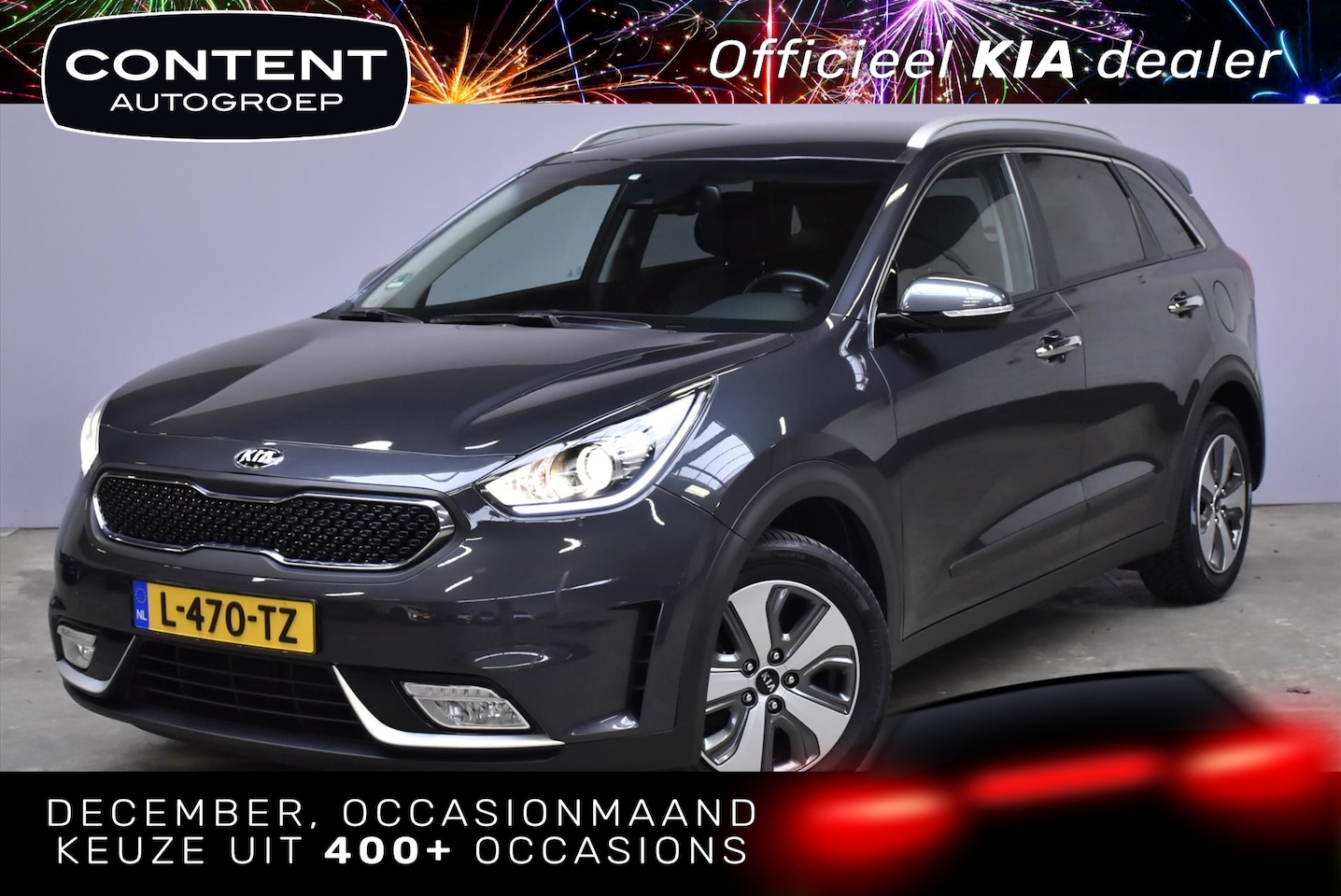 Kia Niro - 1.6 GDi Hybrid 141pk DCT6 DynamicLine - AutoWereld.nl