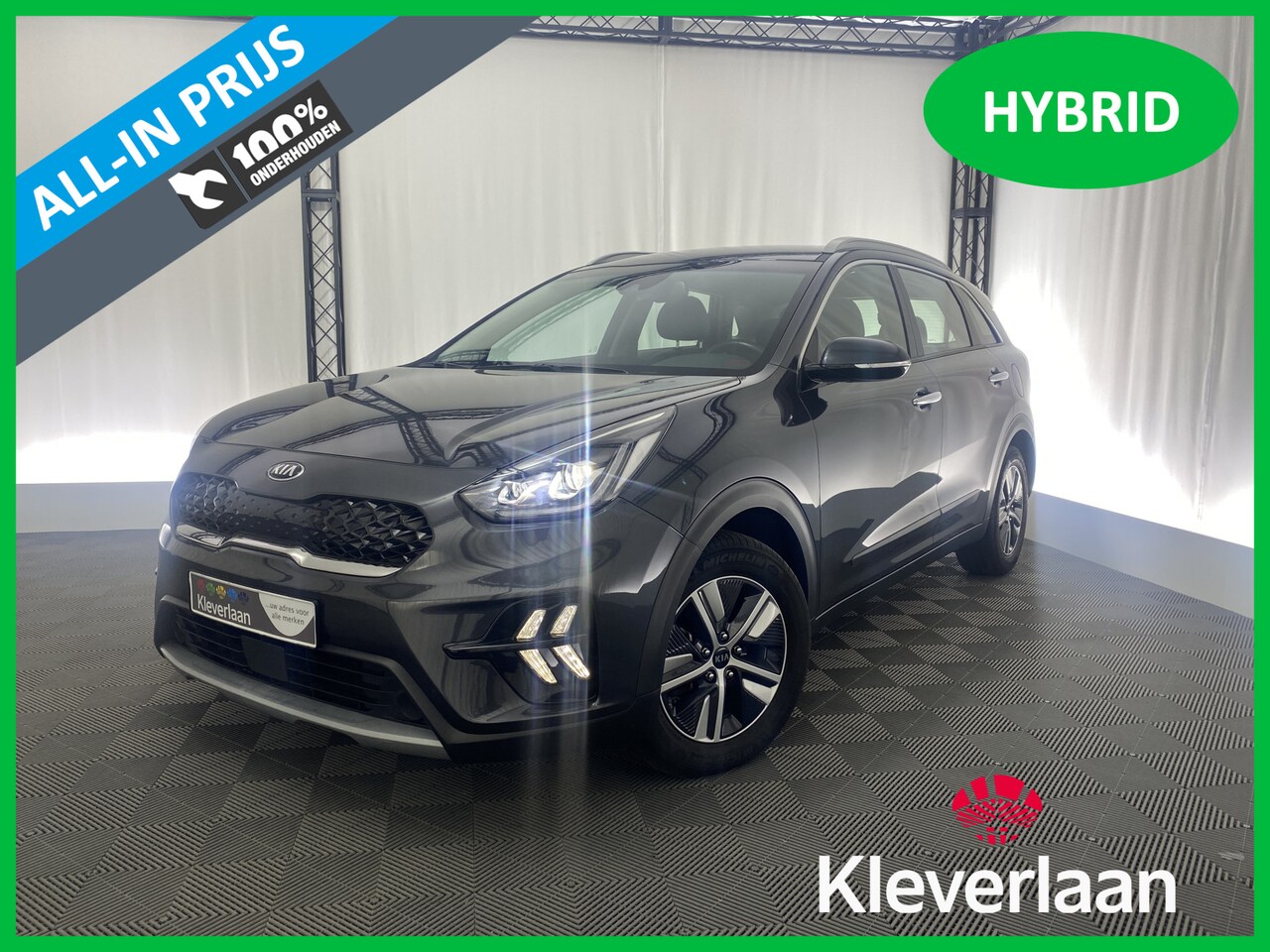 Kia Niro - 1.6 GDi Hybrid DynamicLine Automaat | Apple Carplay | Navi | ACC | PDC | DAB | 141 Pk | - AutoWereld.nl