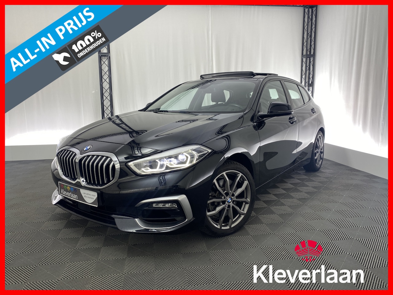 BMW 1-serie - 120i High Executive Automaat | Apple Carplay | Navi | Pano-Dak | Head-up | Trekhaak | - AutoWereld.nl