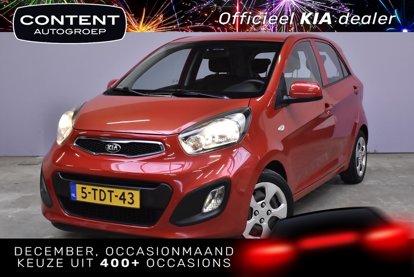 Kia Picanto - 1.0 CVVT 69 PK ISG 5D Comfort Pack - AutoWereld.nl