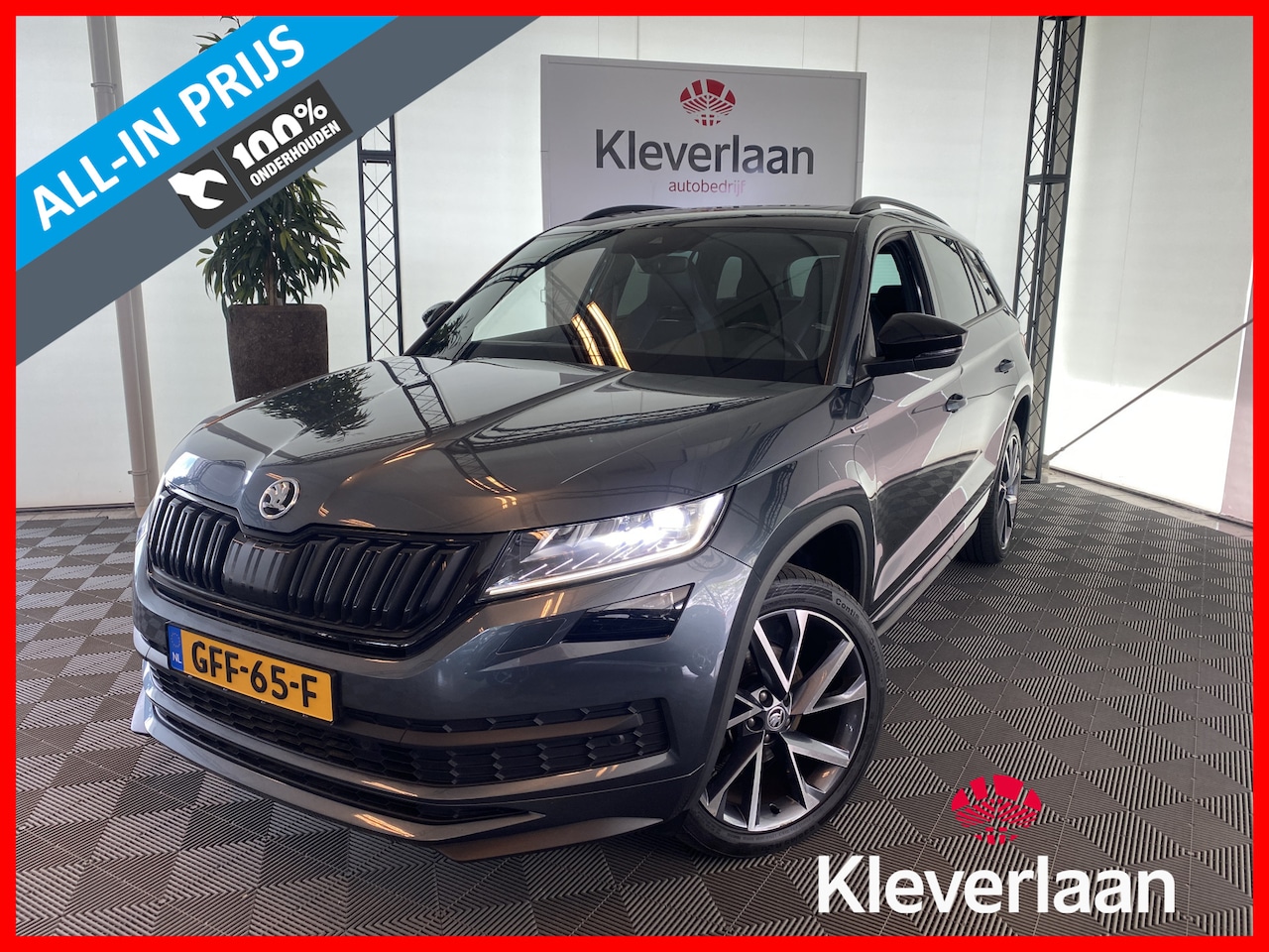 Skoda Kodiaq - 1.5 TSI Sportline Business Automaat | Pano-Dak | Memory | Apple-CarPlay | - AutoWereld.nl