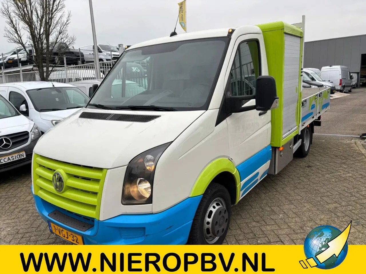 Volkswagen Crafter - 2.5TDI Openlaadbak Airco Trekhaak Cruisecontrol 118000KM EURO 5 - AutoWereld.nl