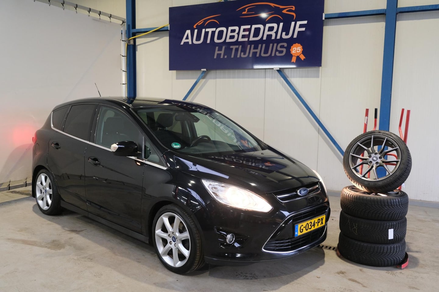 Ford C-Max - 1.6 SCTi - Airco, Cruise, Stoelverwarming, PDC, Trekhaak. - AutoWereld.nl